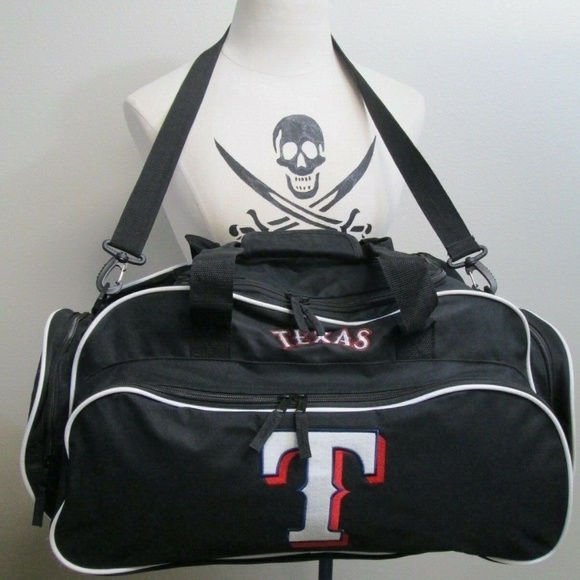 TEXAS RANGERS 18" Duffel MLB Official Baseball Gym Bag - Picture 3 of 11